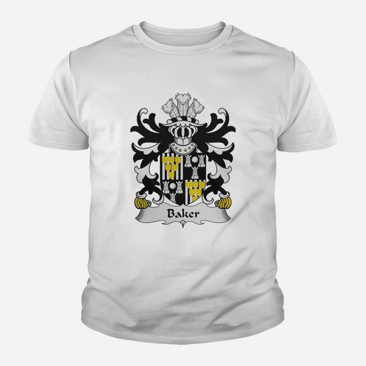 Baker Family Crest Welsh Family Crests Youth T-shirt