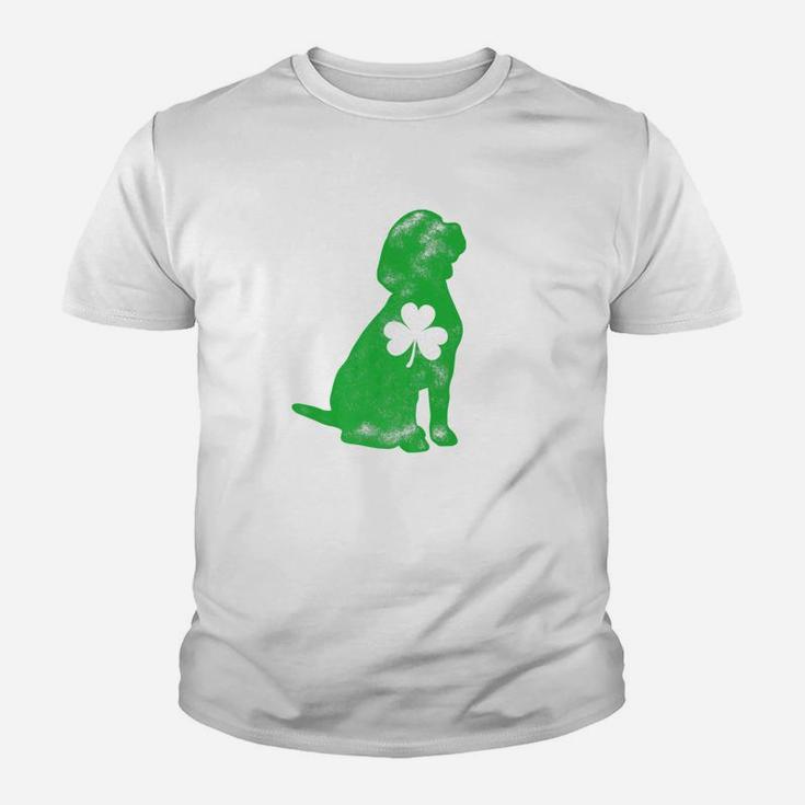 Beagle St Patricks Day Men Women Dog Lover Shamrock Kid T-Shirt