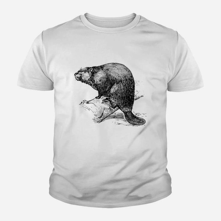 Beaver Biber Nagetier Rodents Wood Water4 - Mens Premium T-shirt Kid T-Shirt