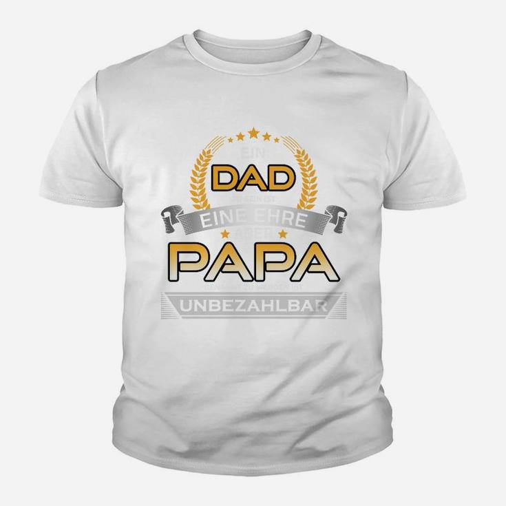 Beschränkung Papa Unbällbar Kinder T-Shirt