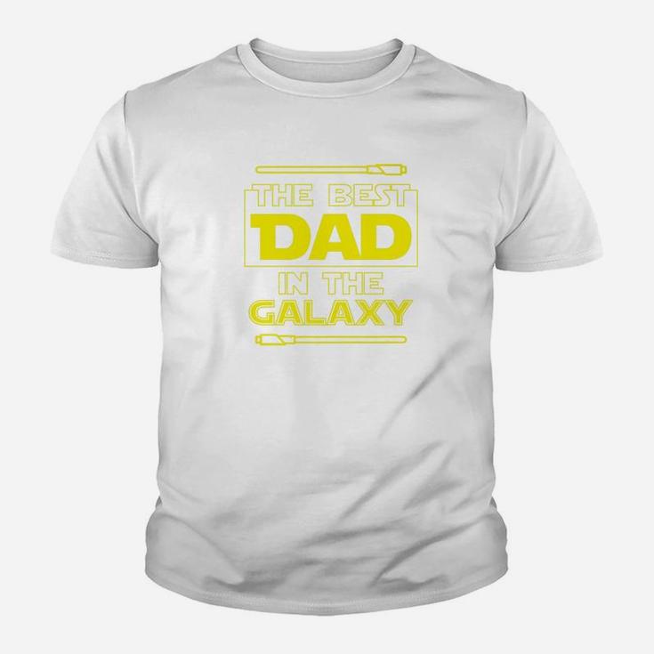 Best Dad In The Galaxy Fathers Day For Star Dad Premium Kid T-Shirt