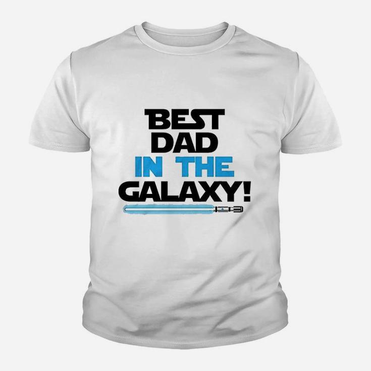 Best Dad In The Galaxy Fathers Day Kid T-Shirt