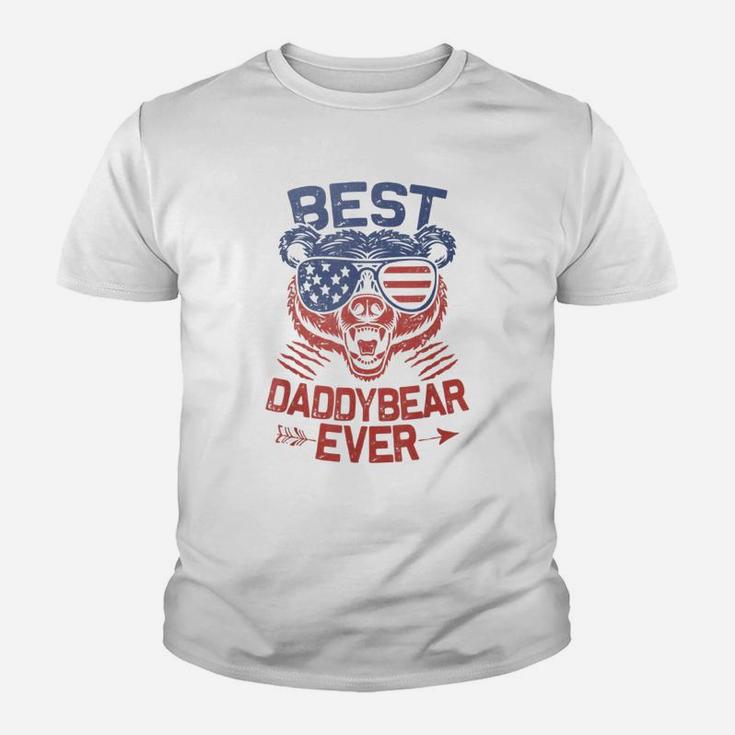 Best Daddy Ever For Daddy Bear 4th Of July Fathers Day Shirt Kid T-Shirt