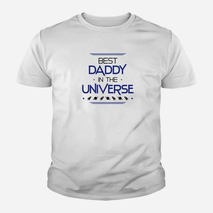 Best Daddy In The Universe Fathers Day Gifts Space From Kids Premium Kid T-Shirt