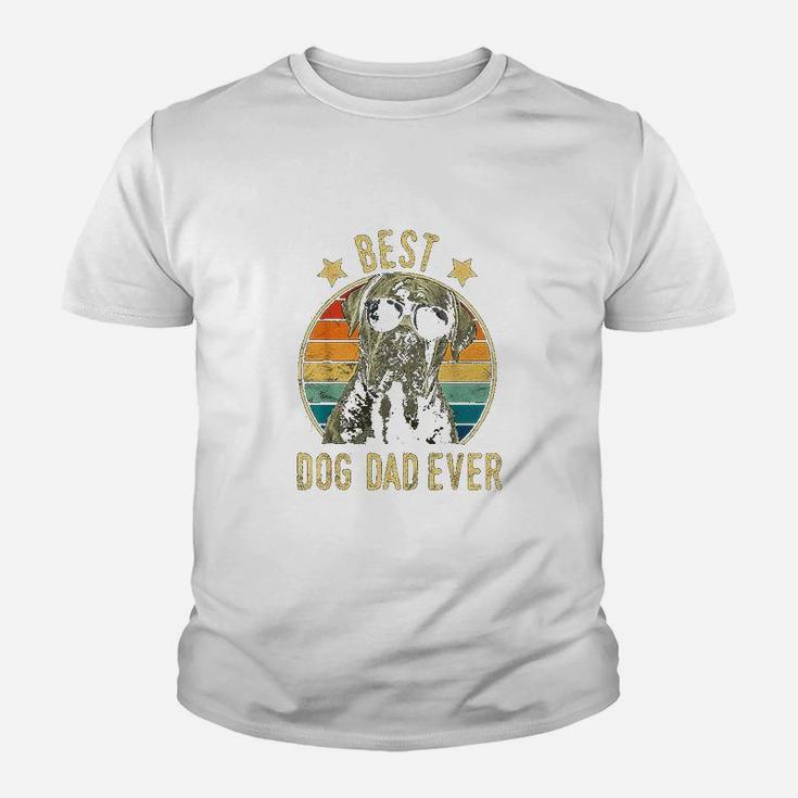 Best Dog Dad Ever Cane Corso Fathers Day Gift Kid T-Shirt