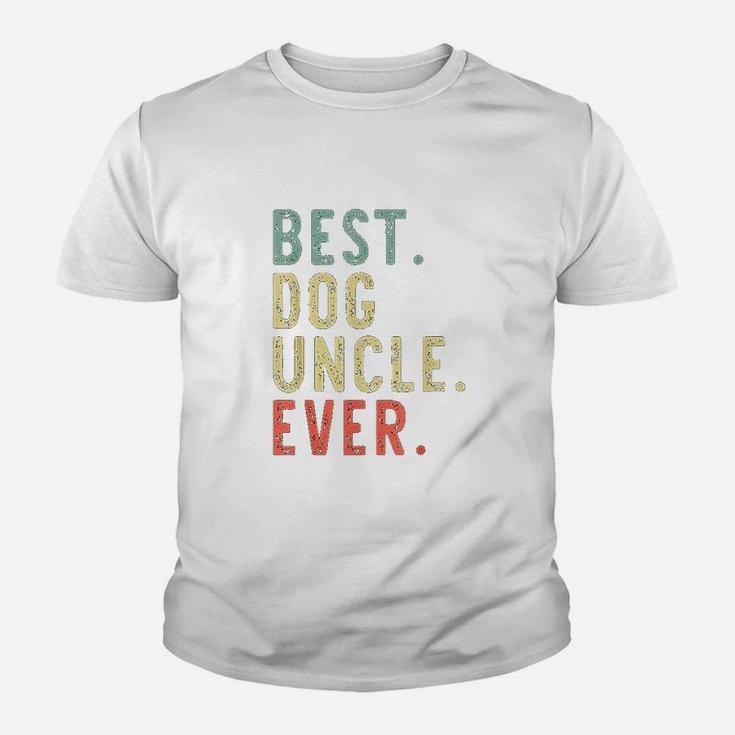 Best Dog Uncle Ever Cool Funny Vintage Gift Christmas Kid T-Shirt