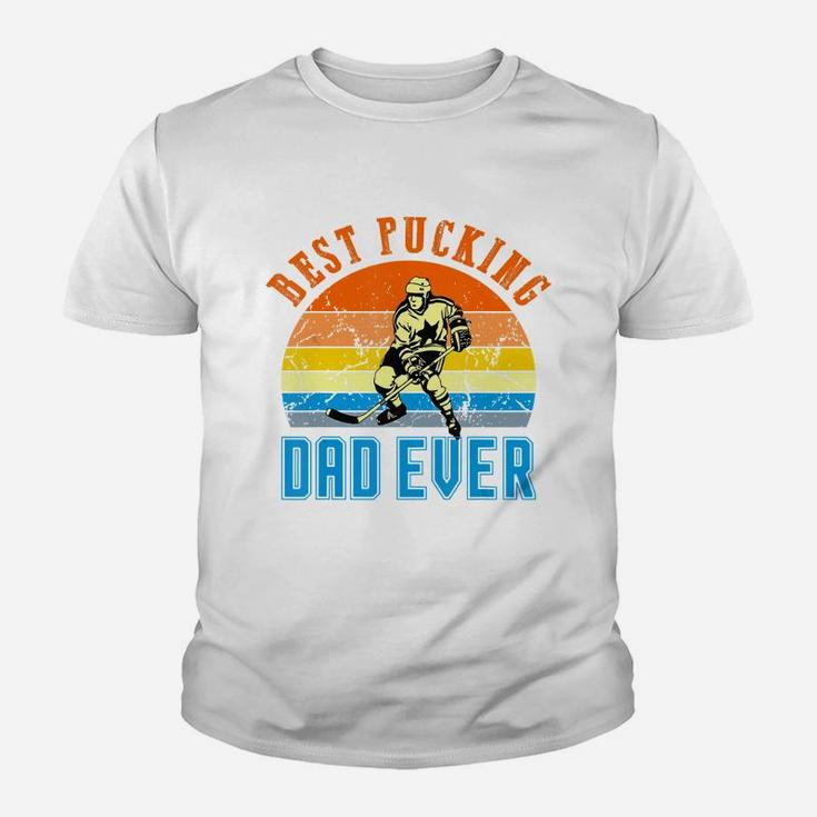 Best Pucking Dad Vintage Retro Fathers Day Gift For Men Dads T-shirt Kid T-Shirt