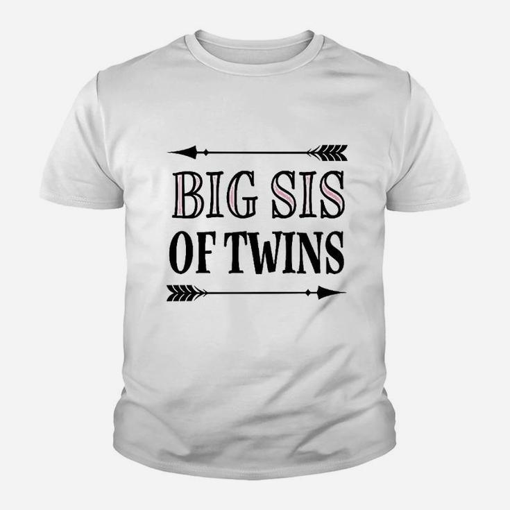 Big Sis Of Twins Sister Announcement Kid T-Shirt