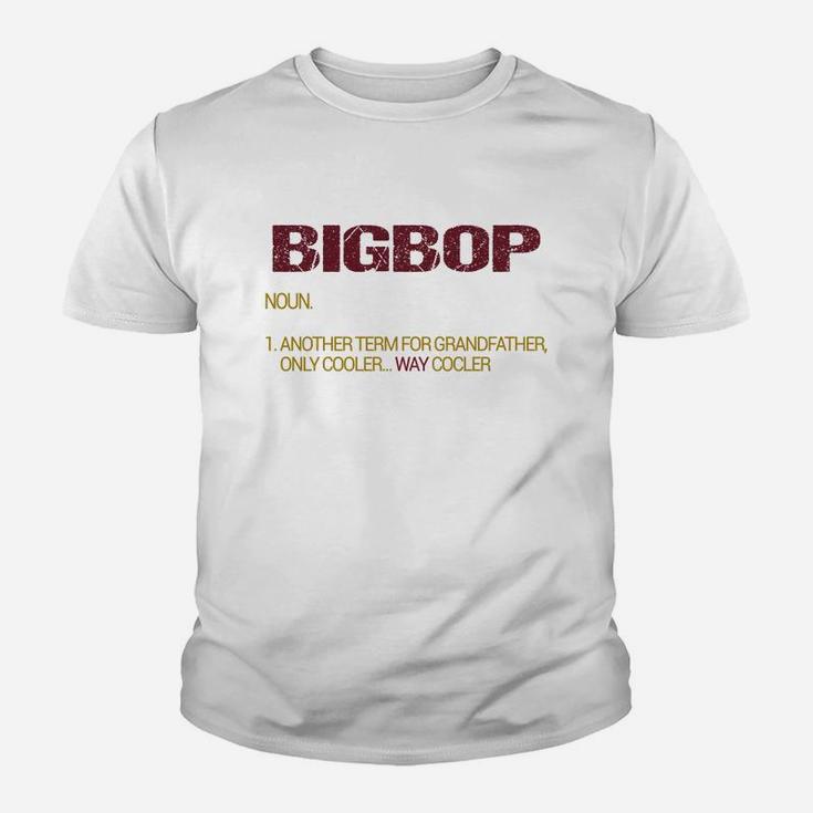 Bigbop Funny Grandfather Definition Distressed Retro Men Gift Kid T-Shirt