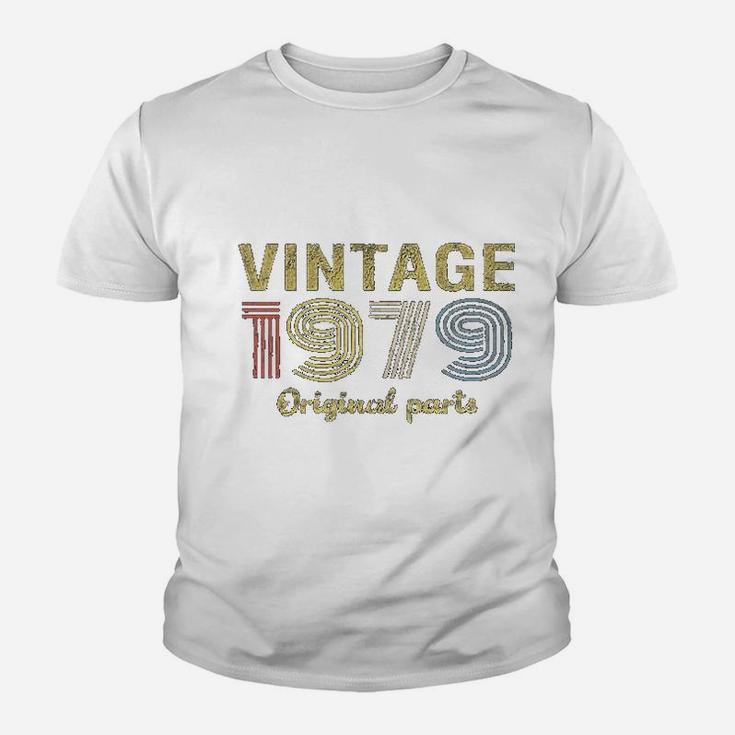 Birthday Gift Retro Birthday Vintage 1979 Original Parts  Kid T-Shirt