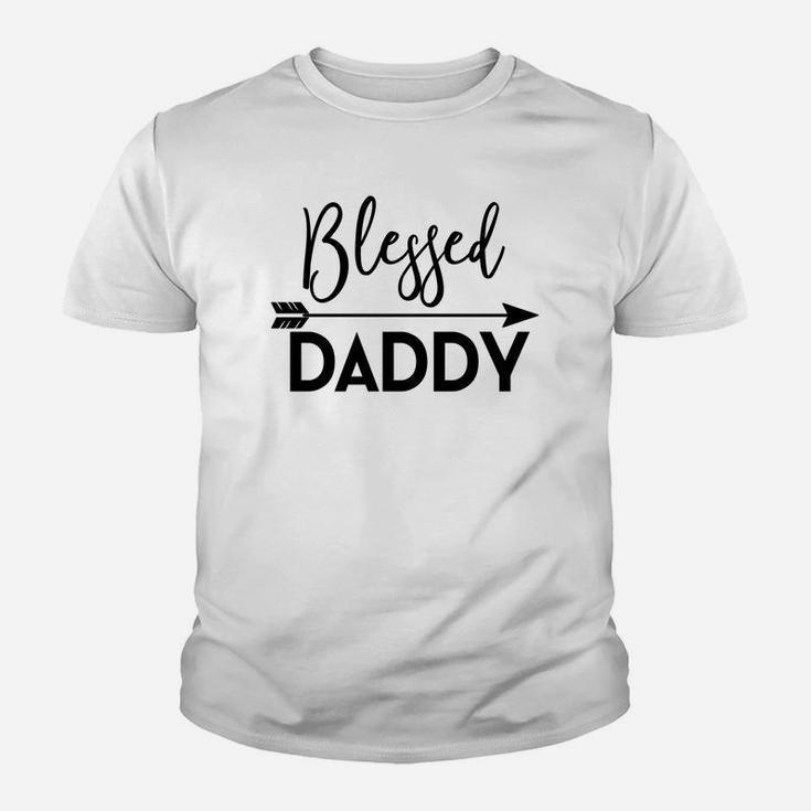Blessed Daddy Men Fathers Day Expecting Dad Gift Kid T-Shirt