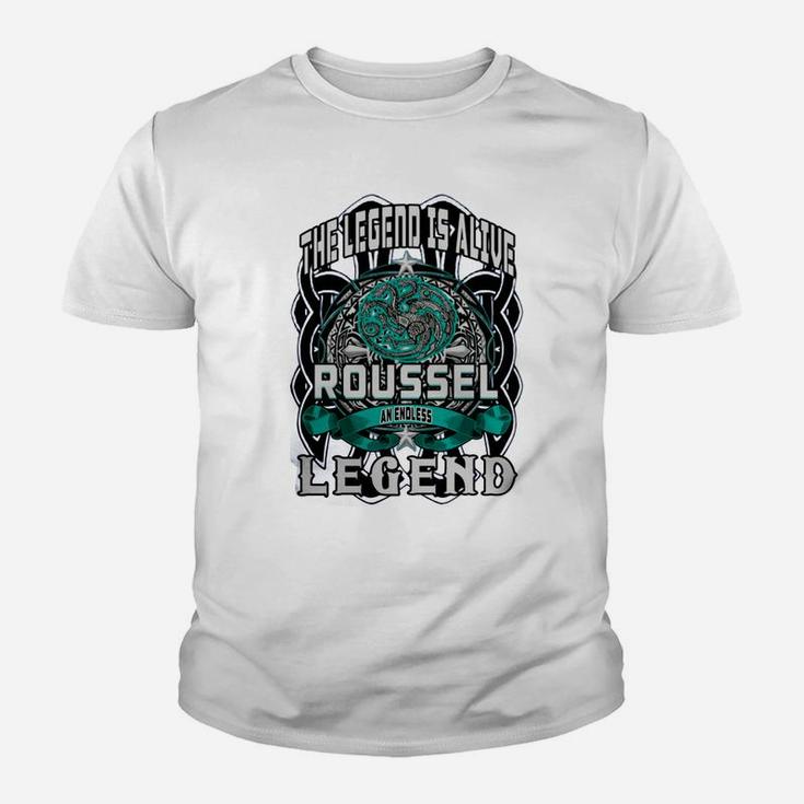 Bns89943-roussel Endless Legend 3 Head Dragon Youth T-shirt