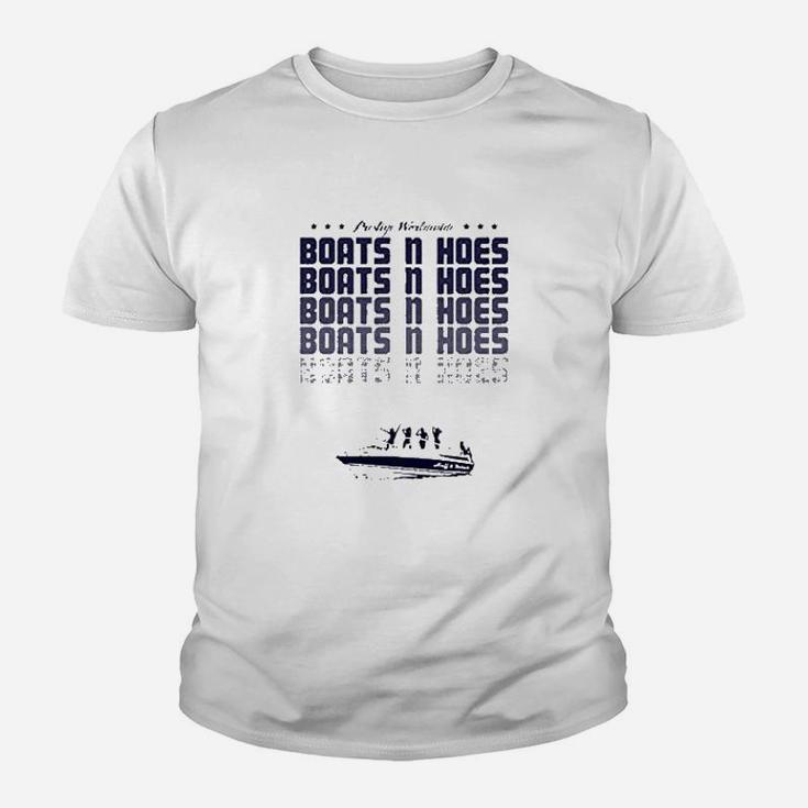 Boats Hoes Boat Step Brothers Funny Dad Boating Kid T-Shirt
