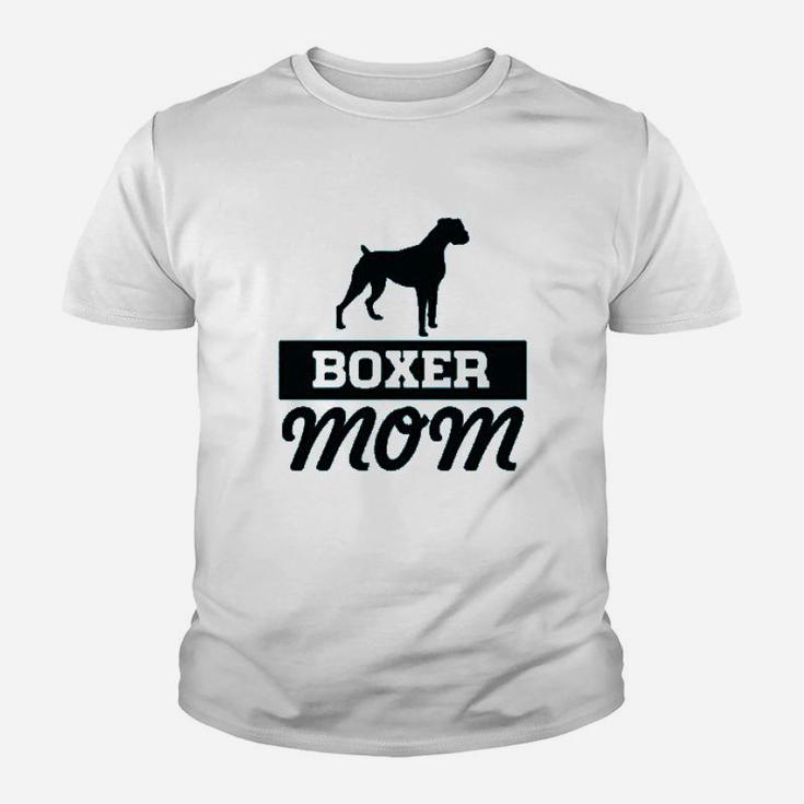 Boxer Mom Dog Lover Boxer Dogs Kid T-Shirt