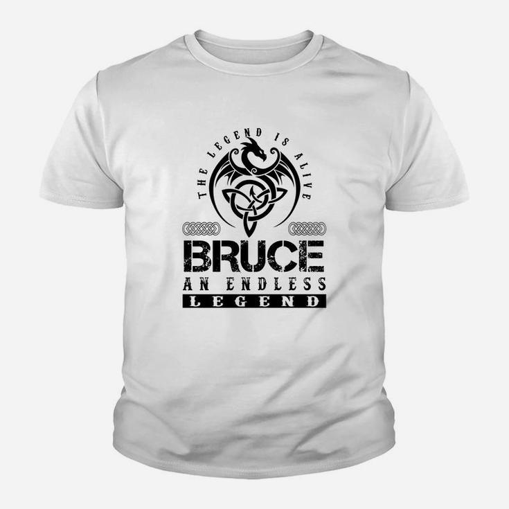 Bruce Shirts - Legend Alive Bruce Name Shirts Kid T-Shirt