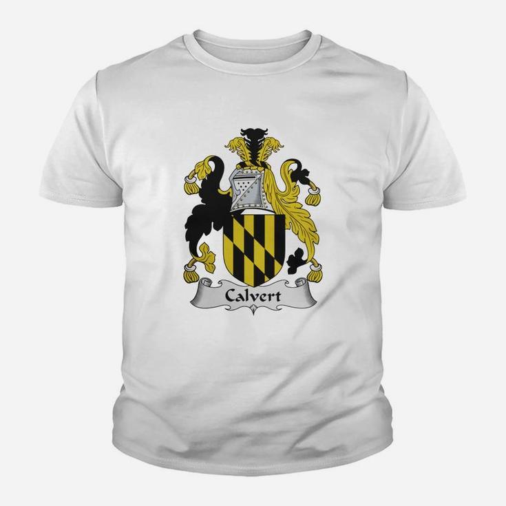Calvert Family Crest / Coat Of Arms British Family Crests Kid T-Shirt