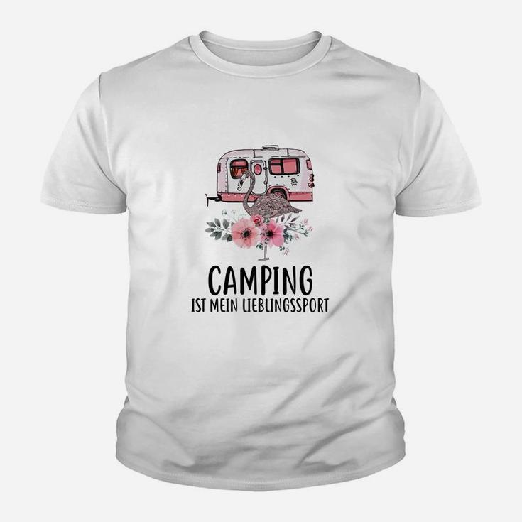 Camping Liebhaber Kinder Tshirt, Wohnwagen Motiv & Spruch