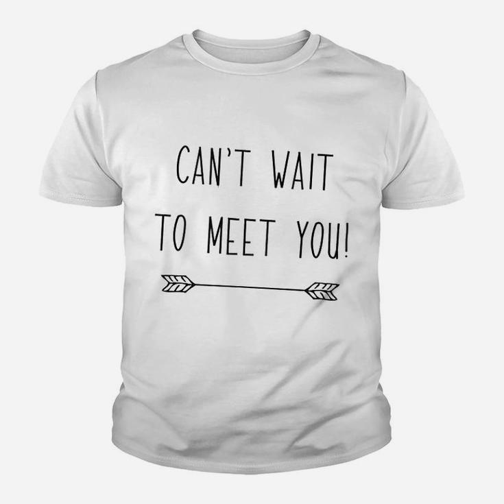 Cant Wait To Meet You Pregnancy Announcement Kid T-Shirt