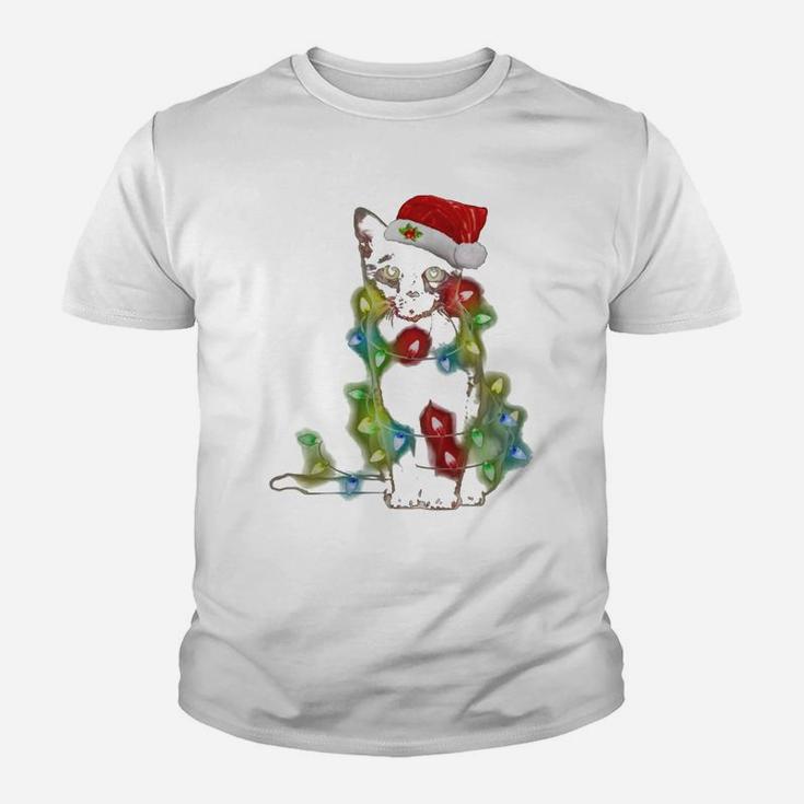 Cat Christmas Shirt T-shirt Kid T-Shirt