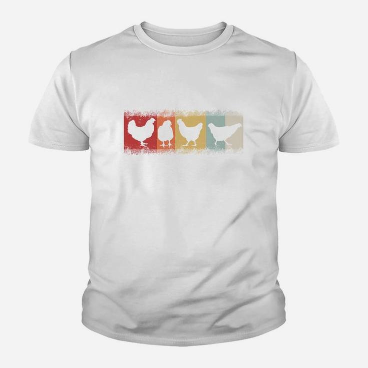 Chicken Vintage Design Funny For Animal Lovers Kid T-Shirt