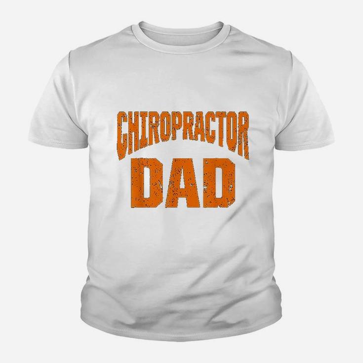 Chiropractic Spine Treatment Dad Spinal Chiropractor Kid T-Shirt