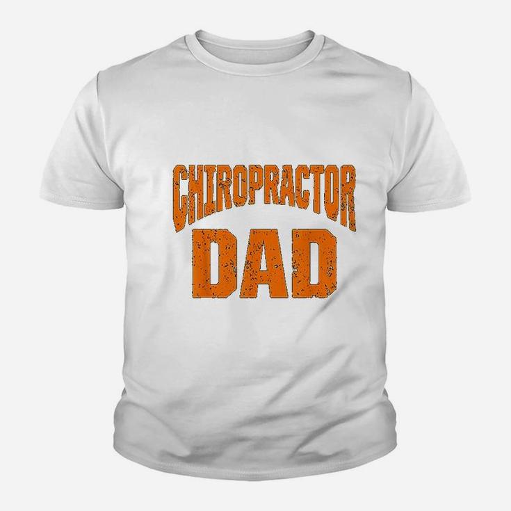 Chiropractic Spine Treatment Dad Spinal Chiropractor Kid T-Shirt