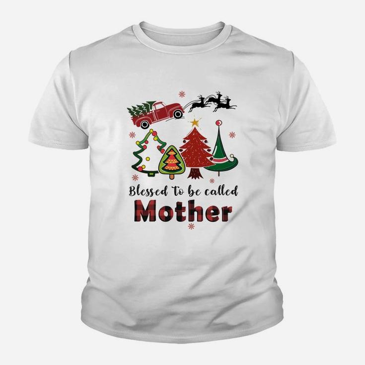 Christmas Blessed To Be Called Mother Kid T-Shirt