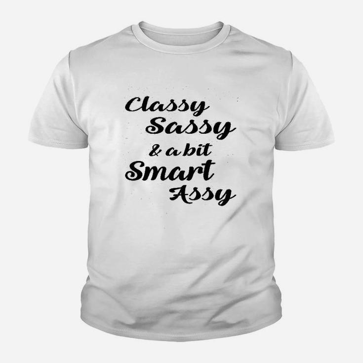 Classy Sassy Bit Smart Assy Cute Flirty Graphic Kid T-Shirt