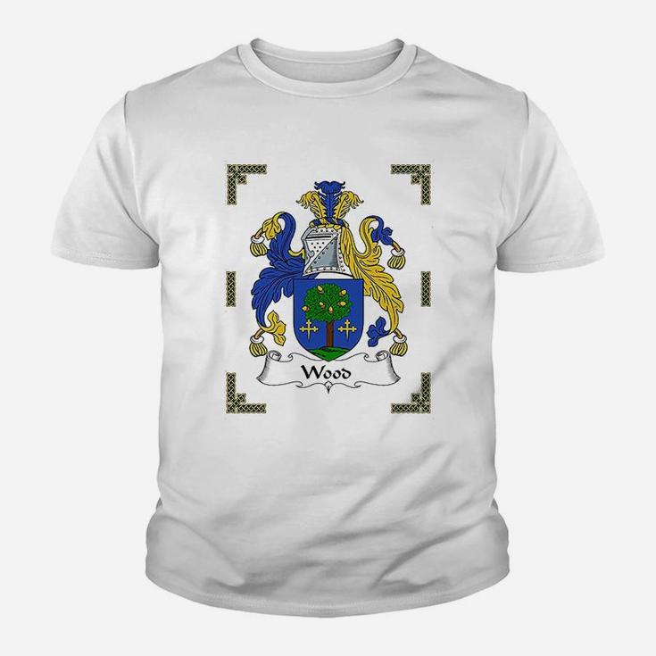 Coat Of Arms Wood Family Crest Kid T-Shirt