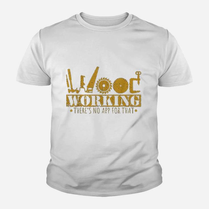 Contractor Gift Woodworking Tools Wood Worker Humor Handyman Kid T-Shirt