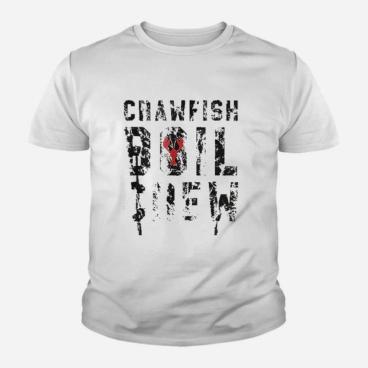Crawfish Boil Crew Cajun Crawfish Party Gift Kid T-Shirt