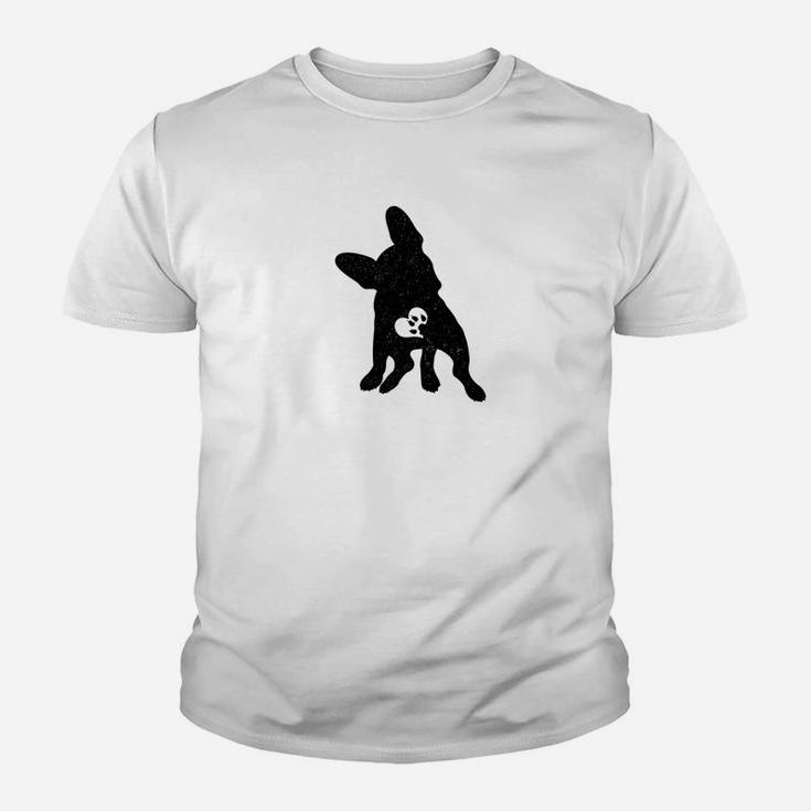 Cute Vintage French Bulldog Dog Valentines Day Shirt Kid T-Shirt