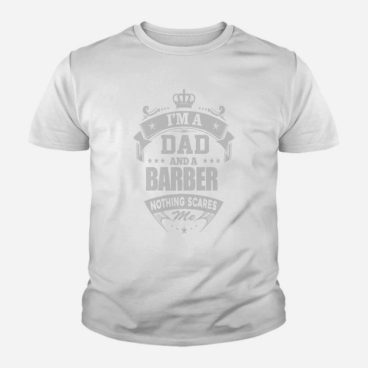 Dad And Barber - Fathers Day Gift Ninja Job Shirts Kid T-Shirt