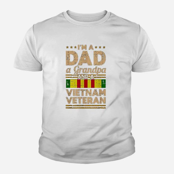 Dad Grandpa Vietnam Veteran Vintage Gift Kid T-Shirt