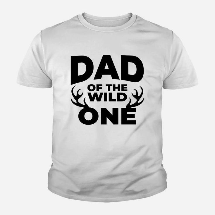 Dad Of The Wild One Fathers Day Funny Dad Kid T-Shirt