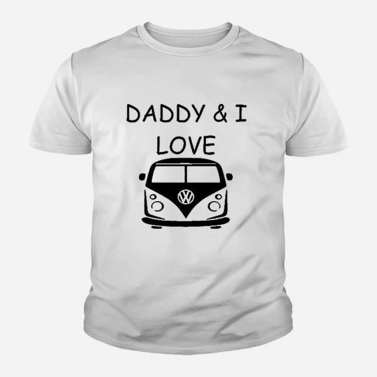 Daddy And I Love Vw Campervan, dad birthday gifts Kid T-Shirt