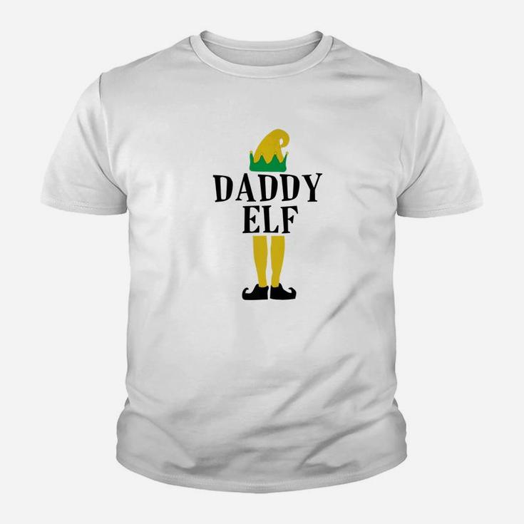 Daddy Elf Shirt Elf Family Christmas Kid T-Shirt