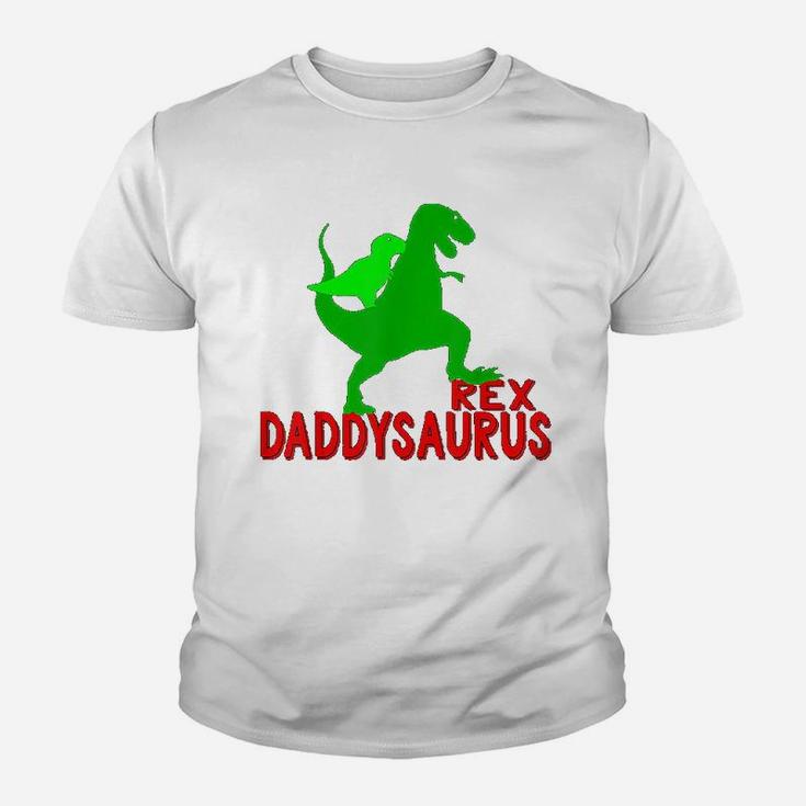 Daddysaurus Funny Dinosaur Trex Fathers Day Dad Kid T-Shirt