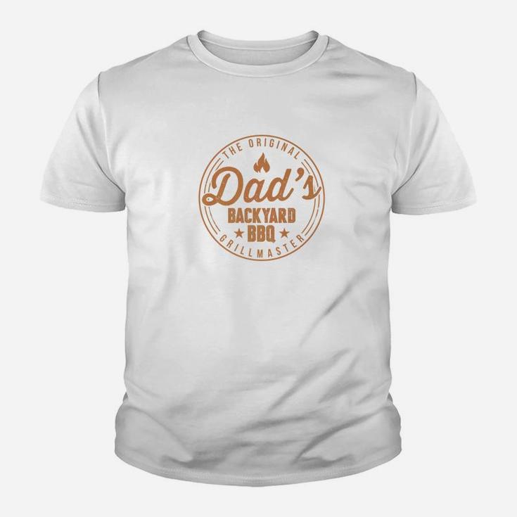 Dads Backyard Bbq The Original Grillmaster Father Premium Kid T-Shirt