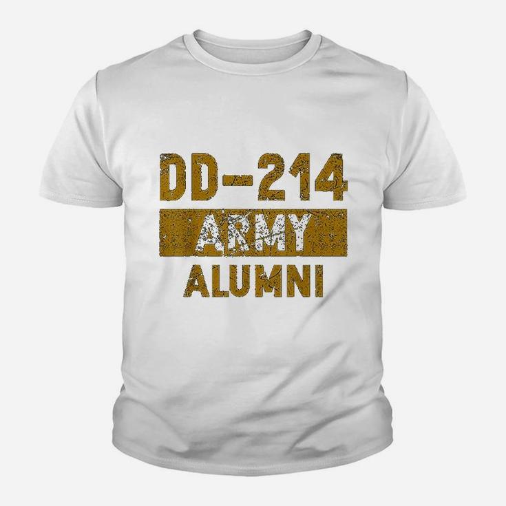 Dd 214 Us Army Alumni Vintage Veteran Retired Military Gift Kid T-Shirt