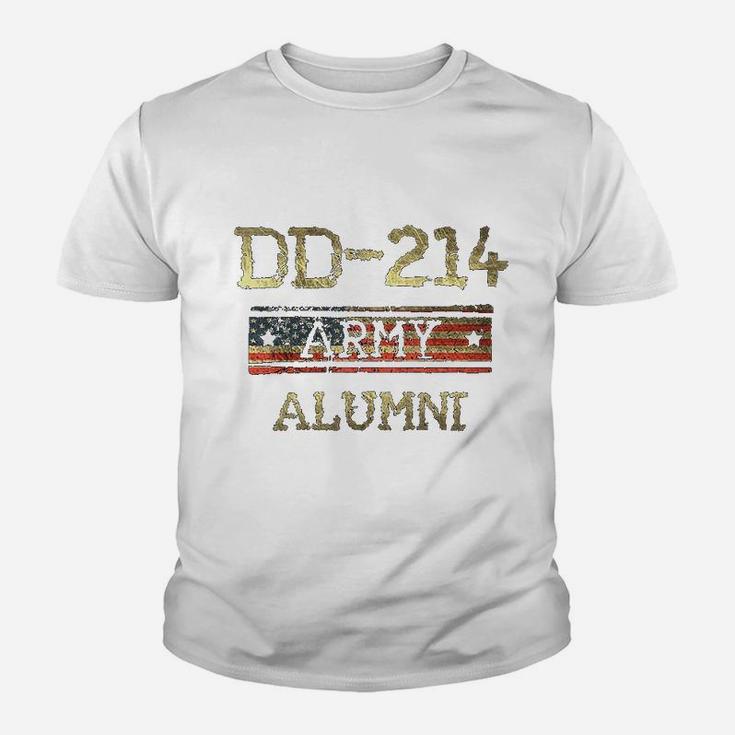 Dd-214 Us Army Vintage Veteran Retired Military Gift Kid T-Shirt
