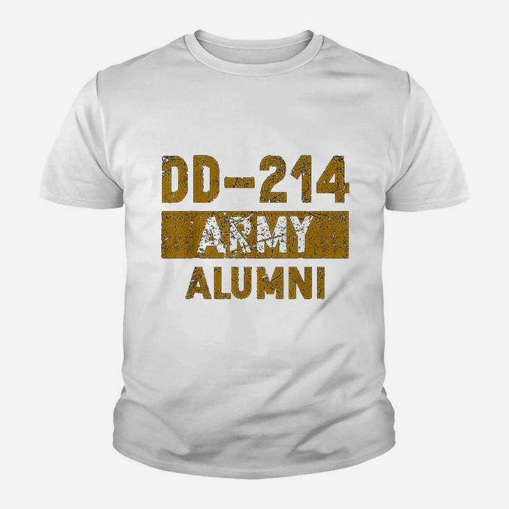 Dd214 Us Army Alumni Vintage Veteran Retired Military Gift Kid T-Shirt