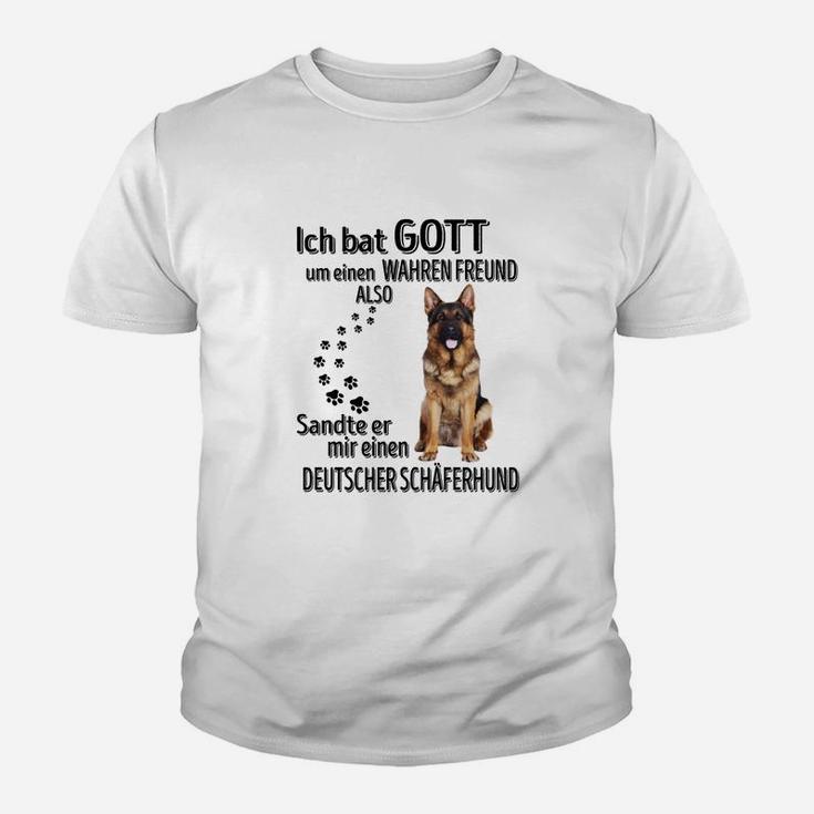 Deutscher Schäferhund Ich Bat Gott Kinder T-Shirt