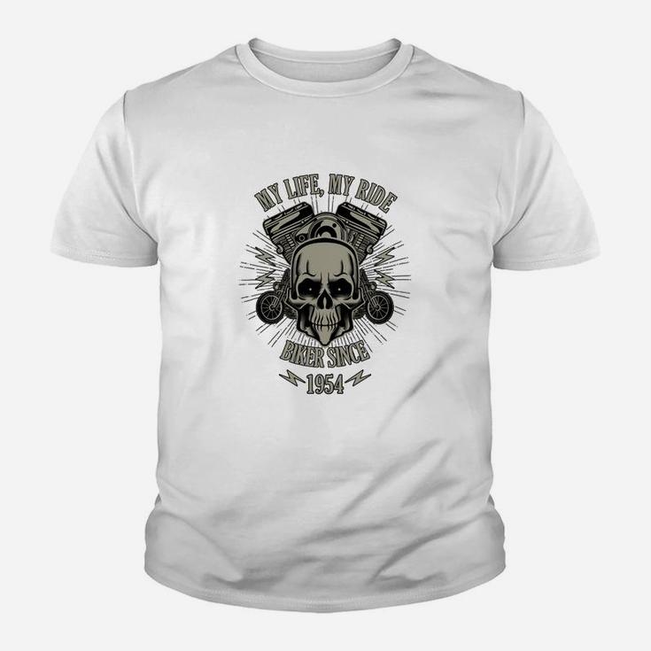 Die Besten Biker Werden 1954 Geboren Kinder T-Shirt