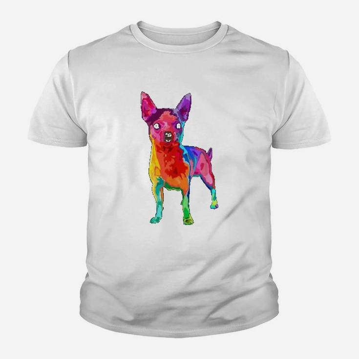 Dog Lover Gifts Chihuahua For Colorful Chihuahua Kid T-Shirt