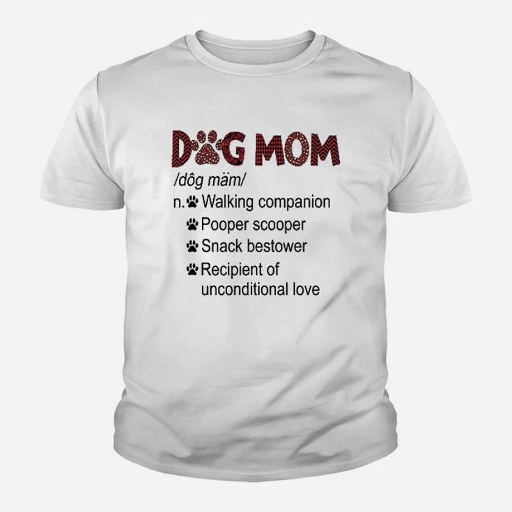 Dog Mom With Definition Kid T-Shirt