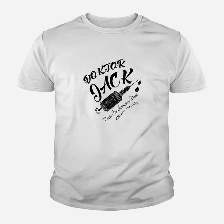 Doktor Jack Musikmotiv Herren-Kinder Tshirt in Weiß, Coole Band Tee
