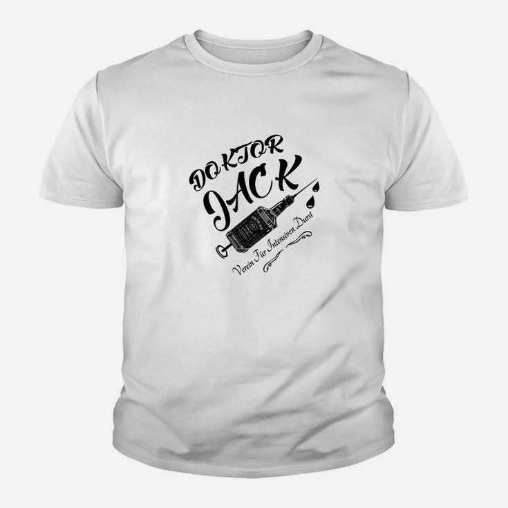 Doktor Jack Musikmotiv Herren-Kinder Tshirt in Weiß, Coole Band Tee