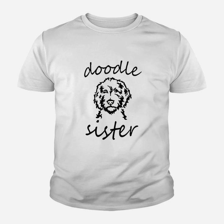 Doodle Sister Goldendoodle Golden Doodle Girl Lover Kid T-Shirt