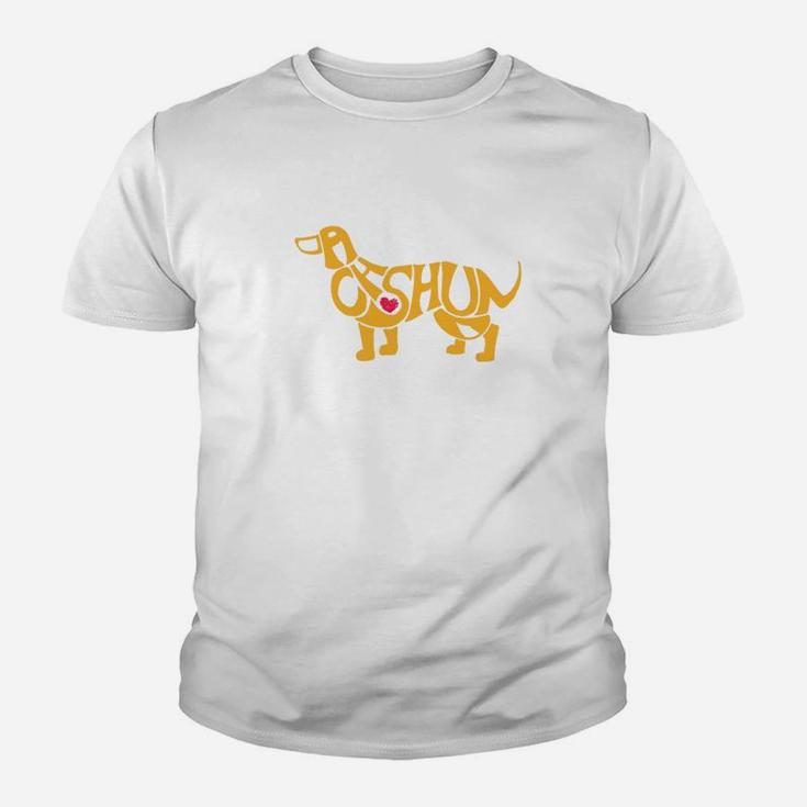 Doxie Dachshund Dog Art Retro Vintage Silhouette Gift Premium Kid T-Shirt
